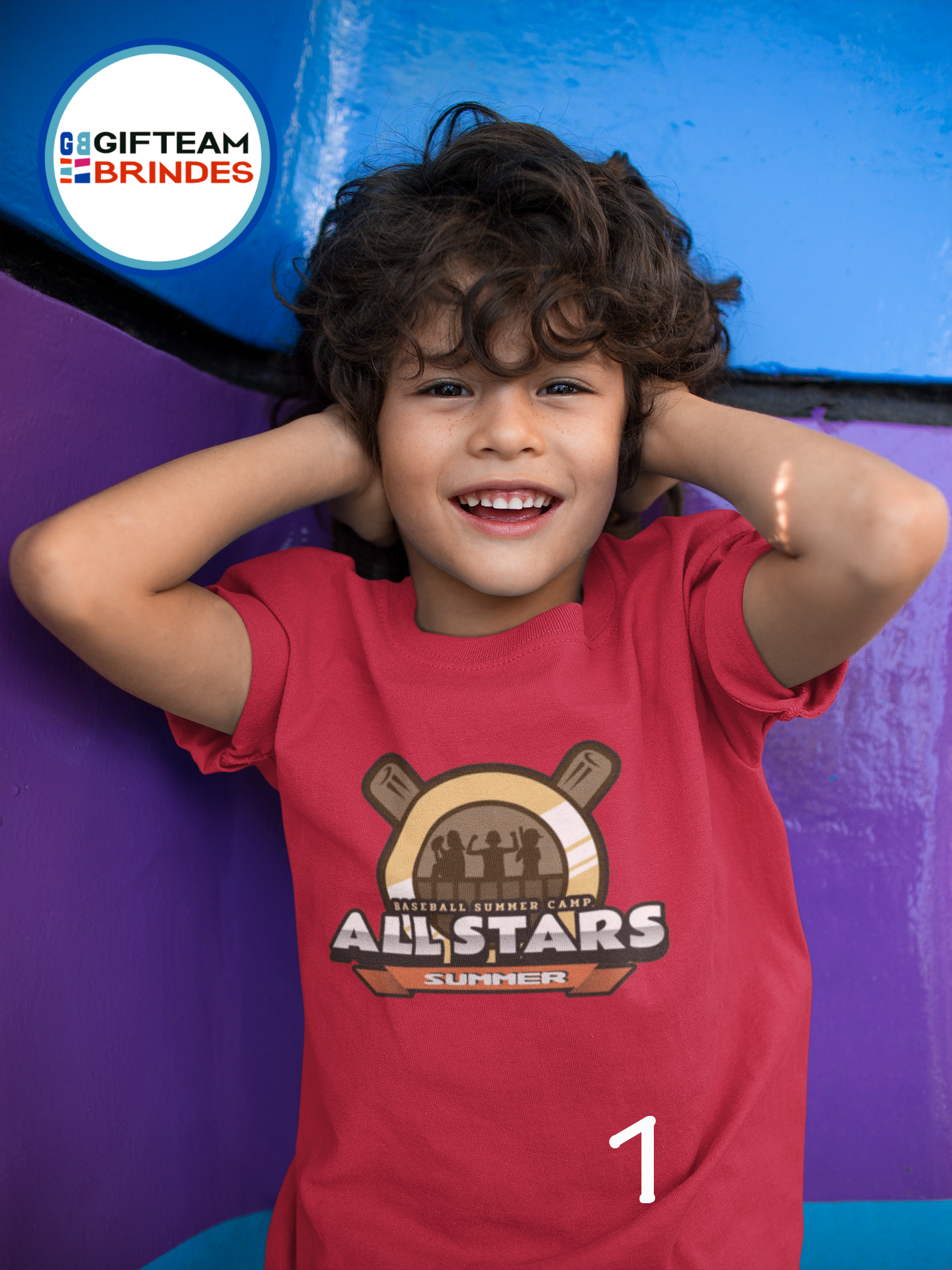 T-SHIRT CRIANÇA 4/6  UNISEXO ALL STARS GTMN