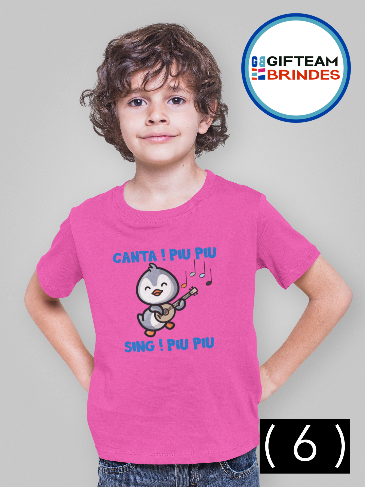T-SHIRT CRIANÇA 4/6 UNISEXO PIU PIU GTMN
