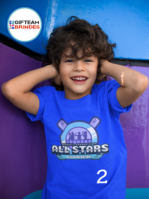 T-SHIRT CRIANÇA 4/6  UNISEXO ALL STARS GTMN