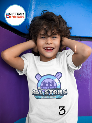 T-SHIRT CRIANÇA 4/6  UNISEXO ALL STARS GTMN