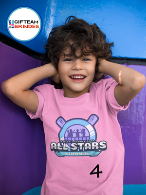 T-SHIRT CRIANÇA 4/6  UNISEXO ALL STARS GTMN