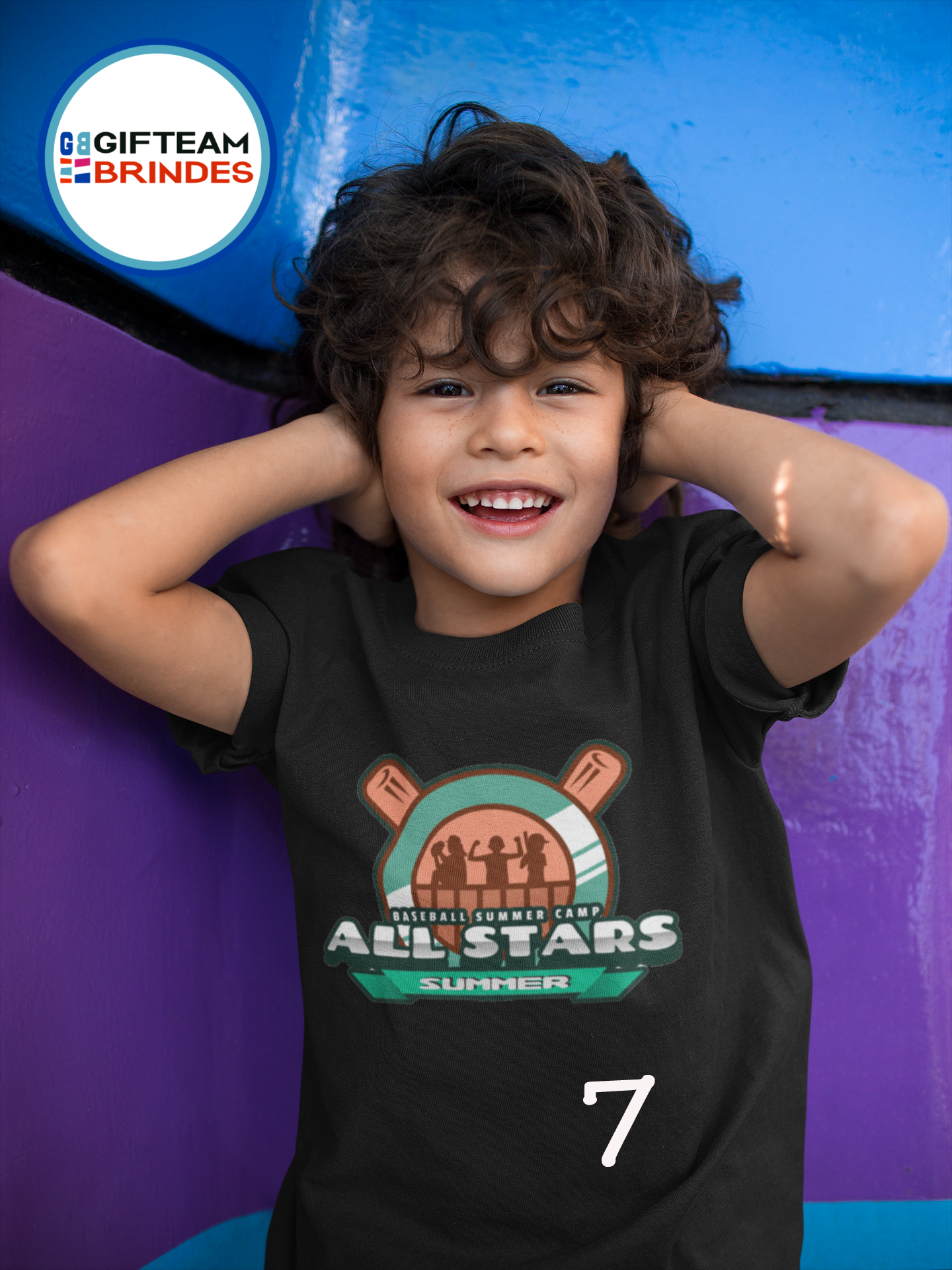T-SHIRT CRIANÇA 4/6  UNISEXO ALL STARS GTMN