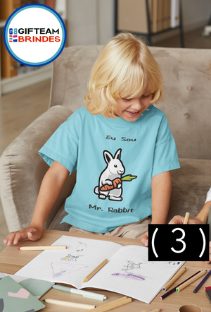 T-SHIRT CRIANÇA 4/6 UNISEXO MR.RABBIT GTMN