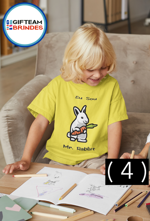 T-SHIRT CRIANÇA 4/6 UNISEXO MR.RABBIT GTMN