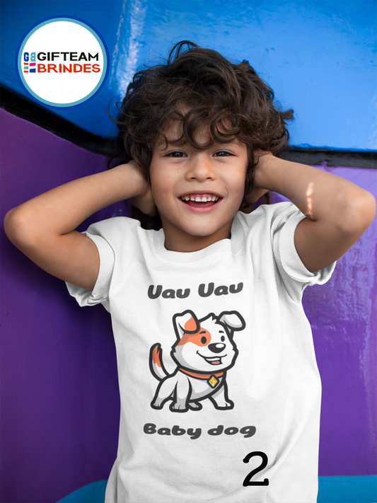 T-SHIRT CRIANÇA 4/6 UNISEXO BABY DOG GTMN