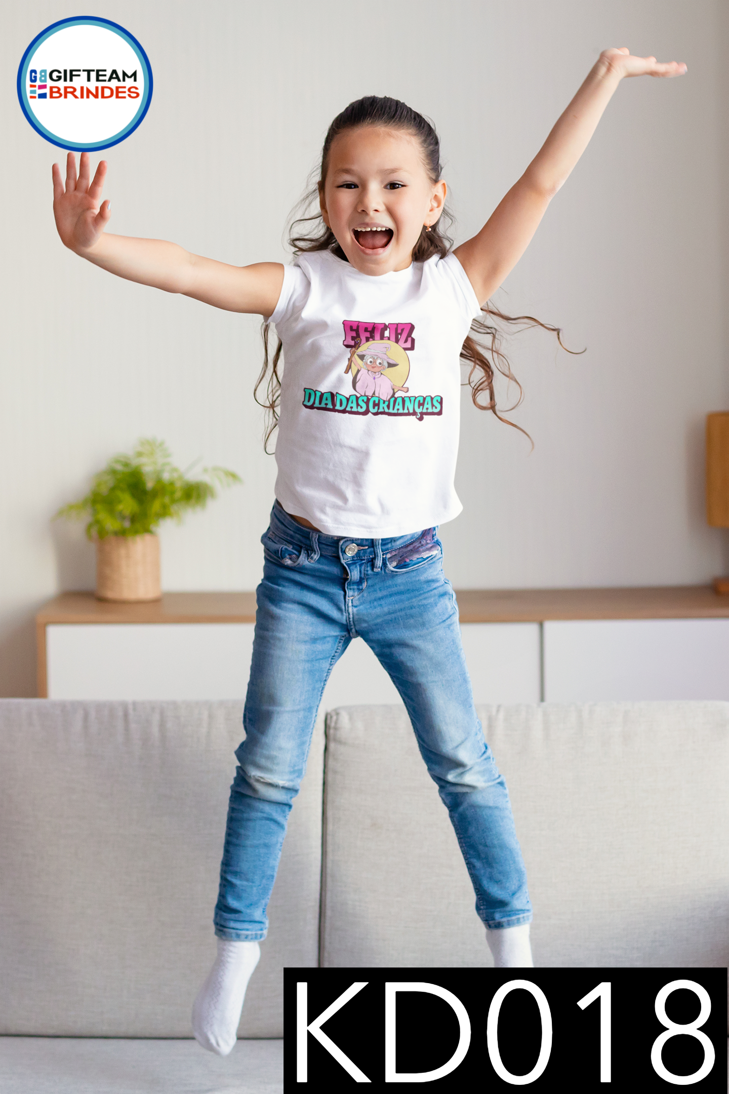T-SHIRTS DIA CRIANÇA KD15/40