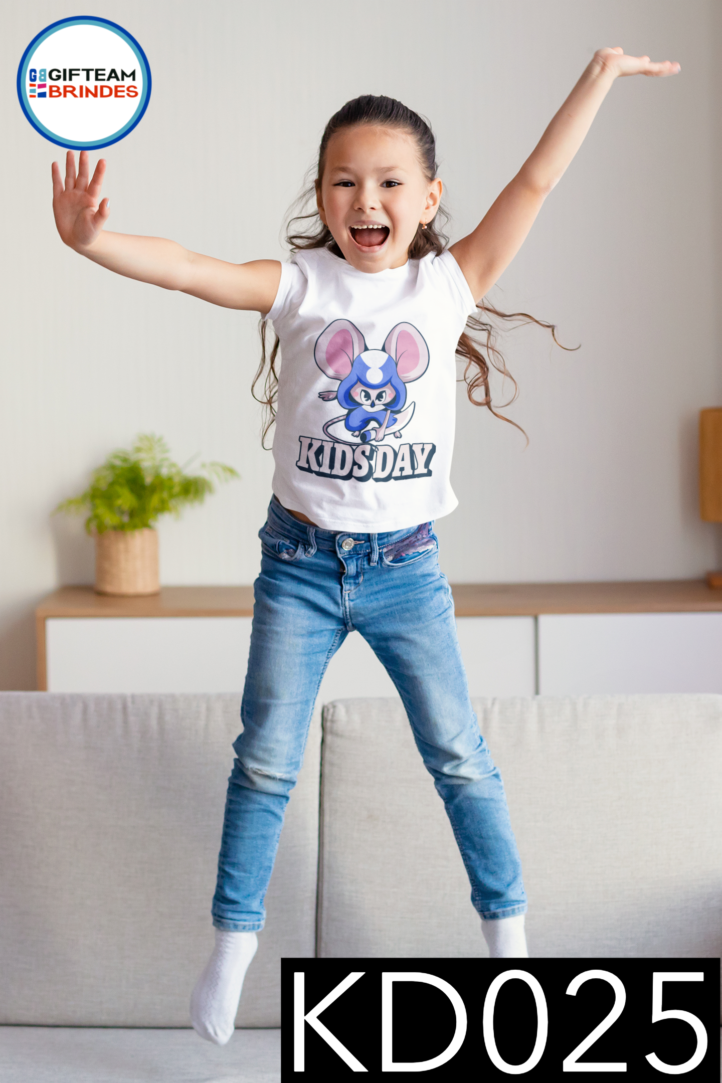 T-SHIRTS DIA CRIANÇA KD15/40