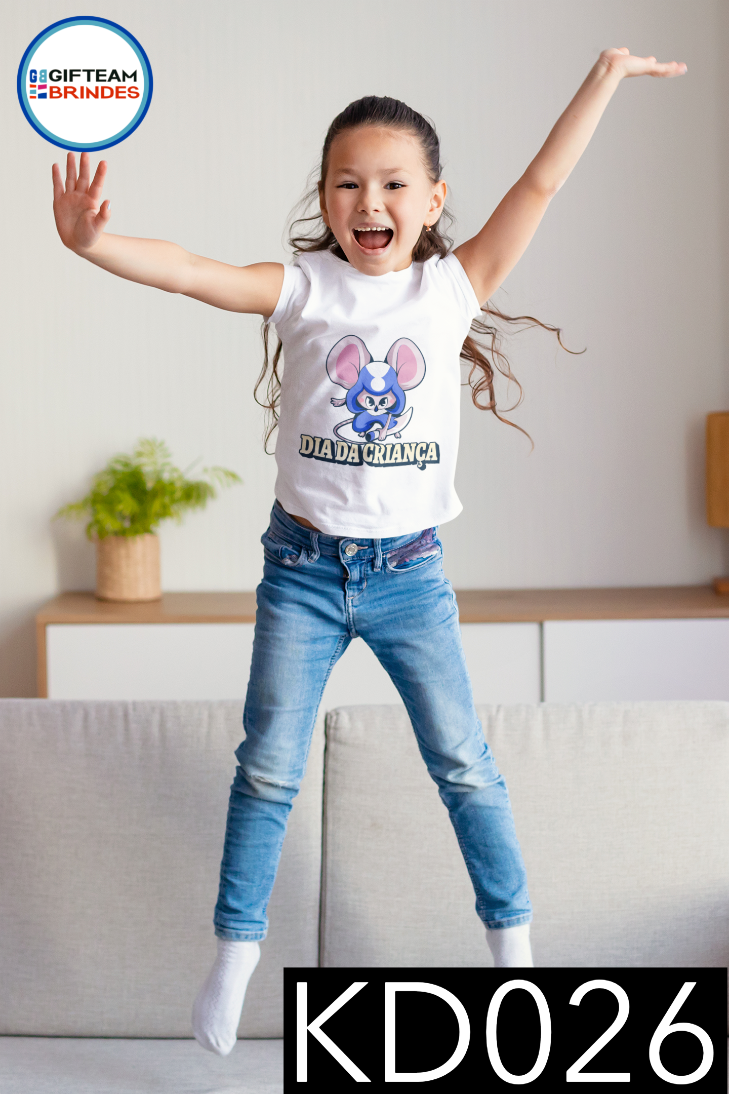 T-SHIRTS DIA CRIANÇA KD15/40
