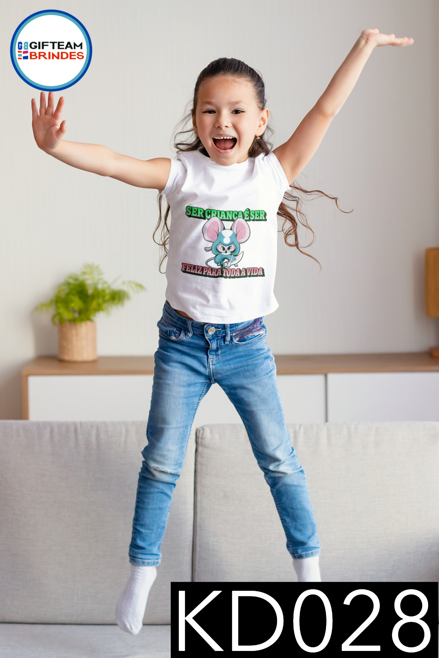 T-SHIRTS DIA CRIANÇA KD15/40