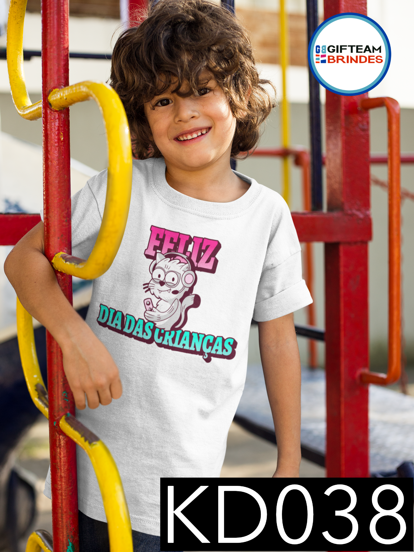 T-SHIRTS DIA CRIANÇA KD15/40