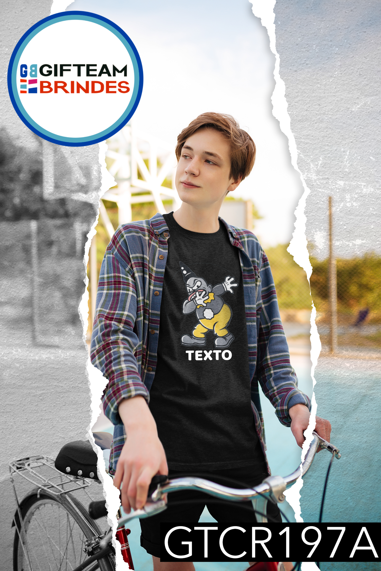 T-SHIRT CRIANÇA ANIMAÇÃO GTCR197