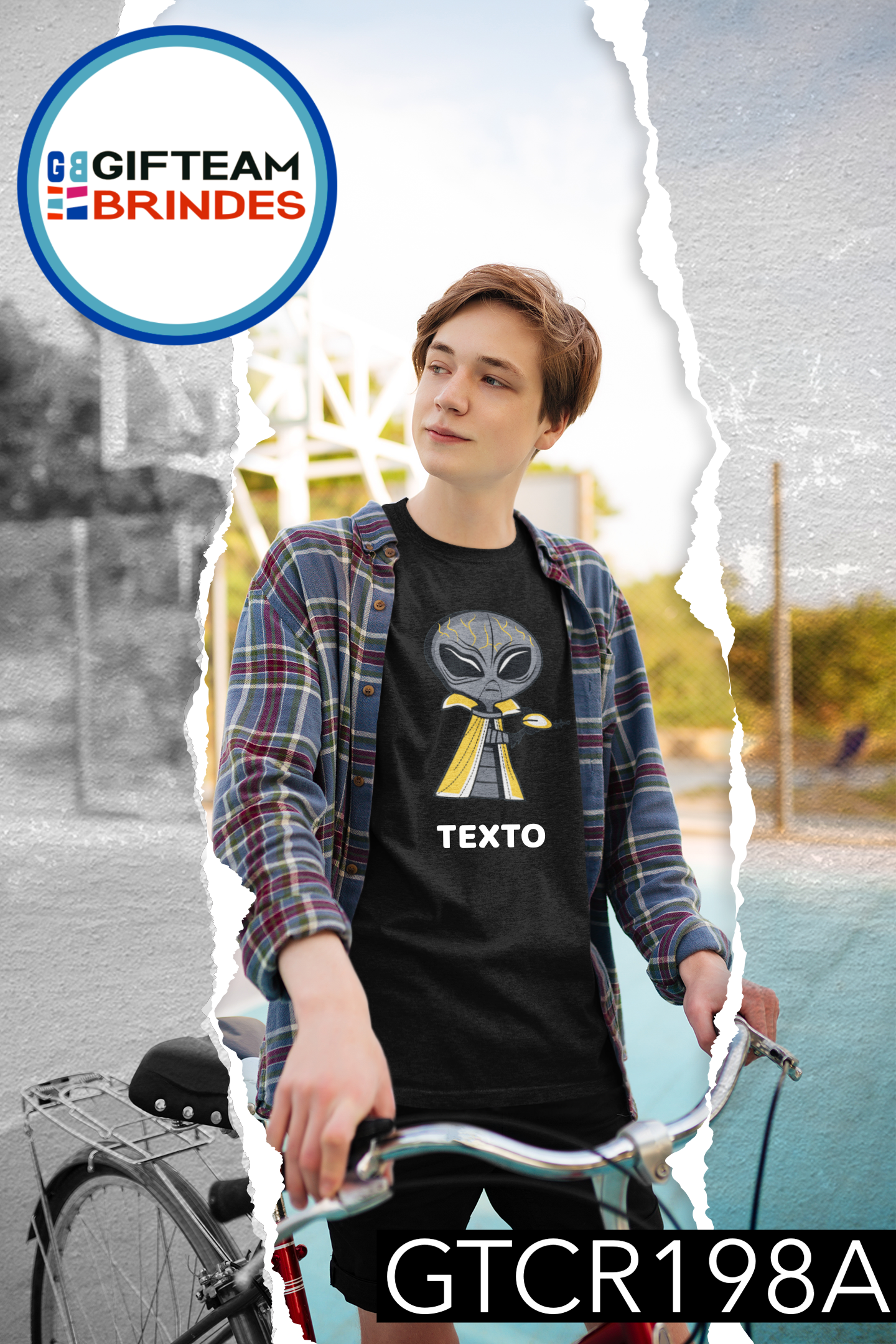 T-SHIRT CRIANÇA ANIMAÇÃO GTCR198