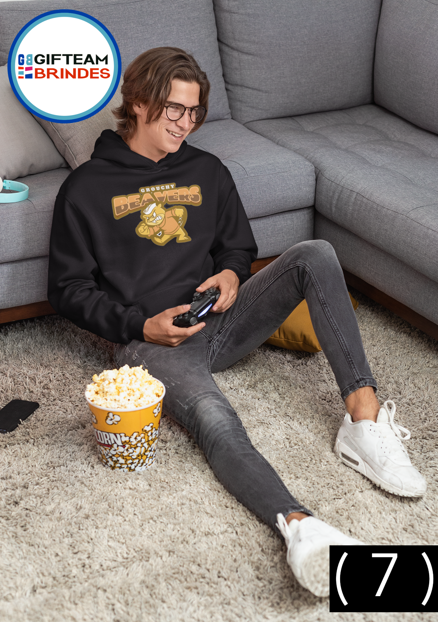 SWEAT SHIRTS CAPUZ HOMEM GAMING BEAVERS  236
