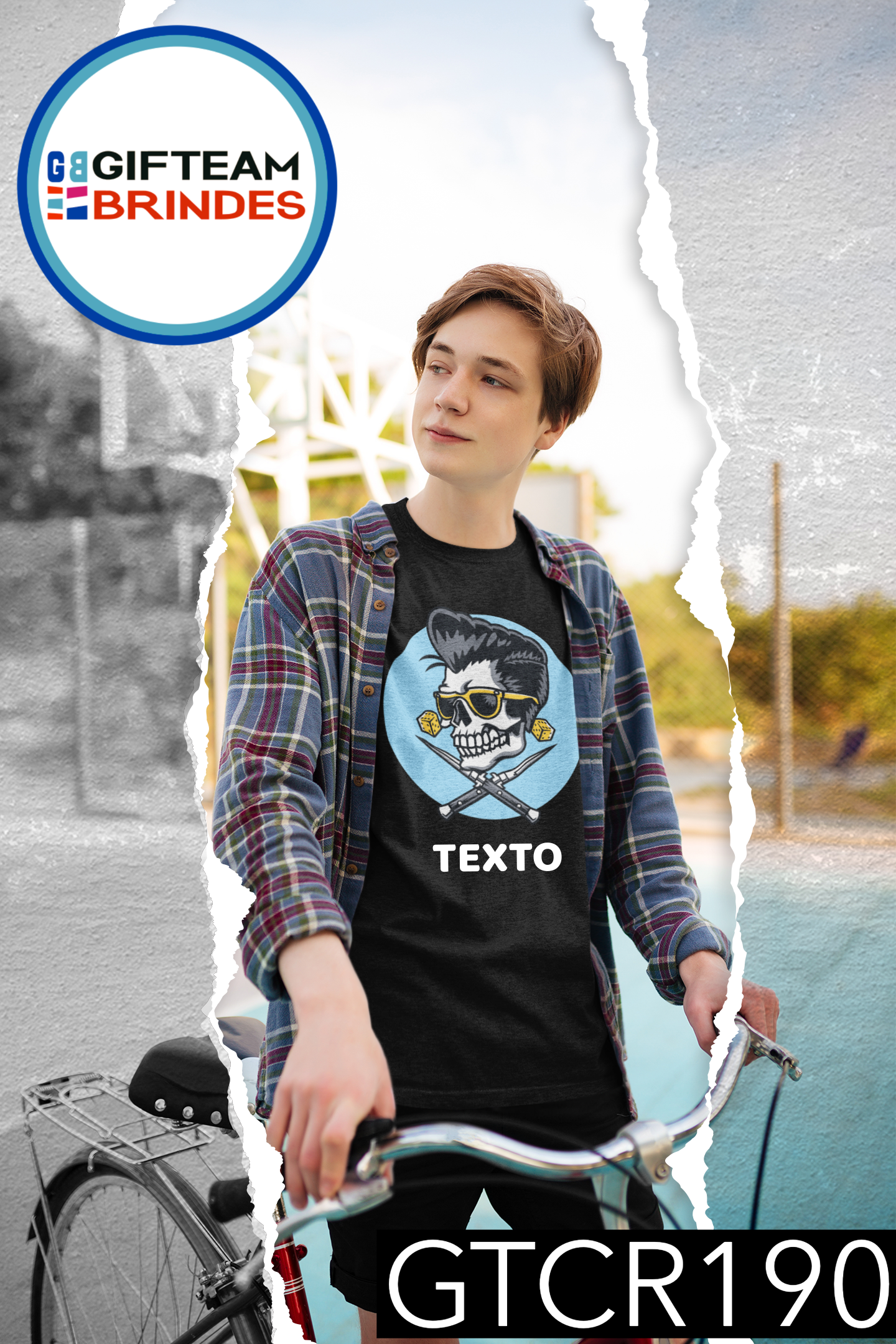 T-SHIRT CRIANÇA ANIMAÇÃO GTCR190