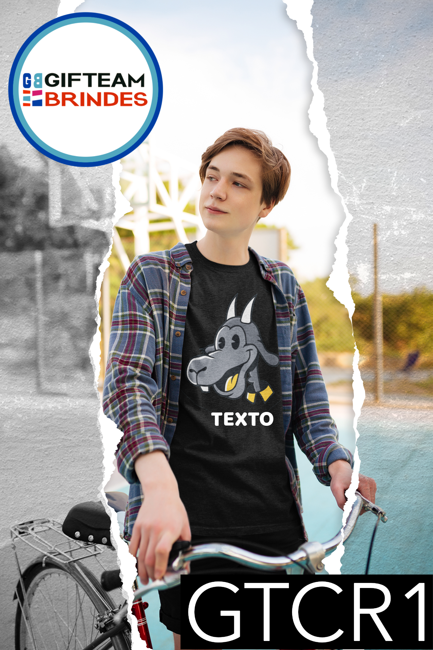 T-SHIRT CRIANÇA  ANIMAÇÃO GTCR1