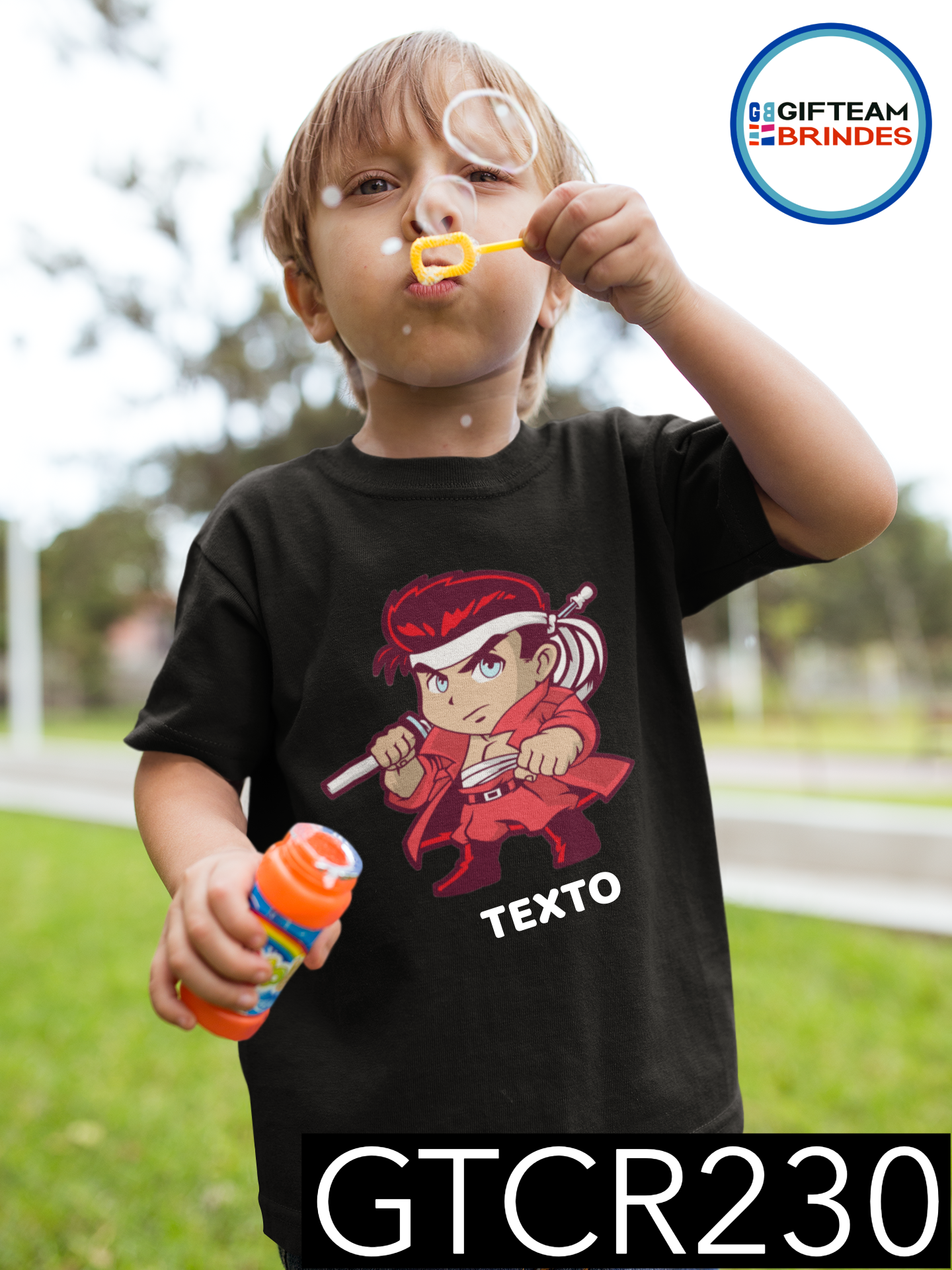 T-SHIRT CRIANÇA ANIMAÇÃO GTCR230