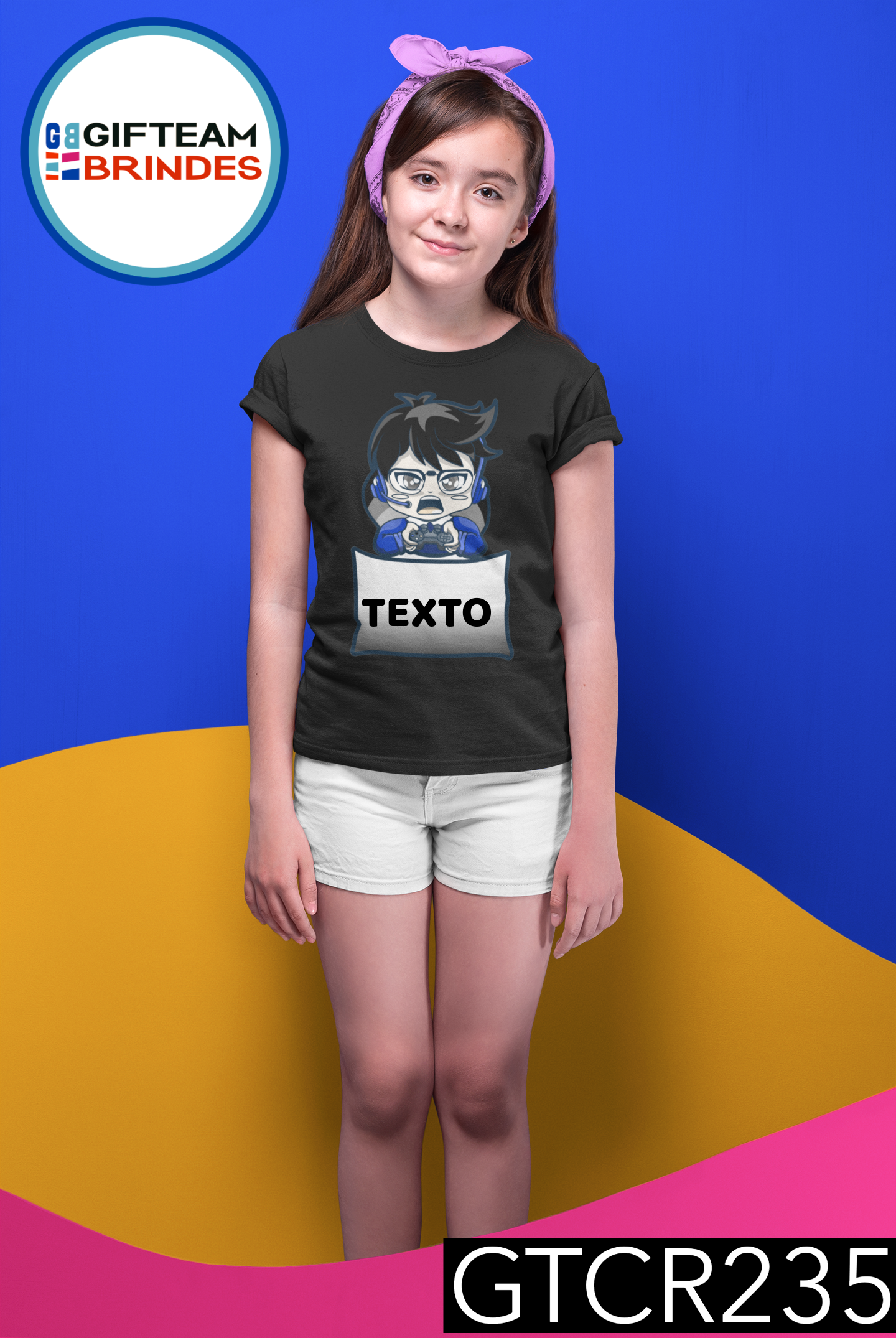 T-SHIRT CRIANÇA ANIMAÇÃO GTCR235