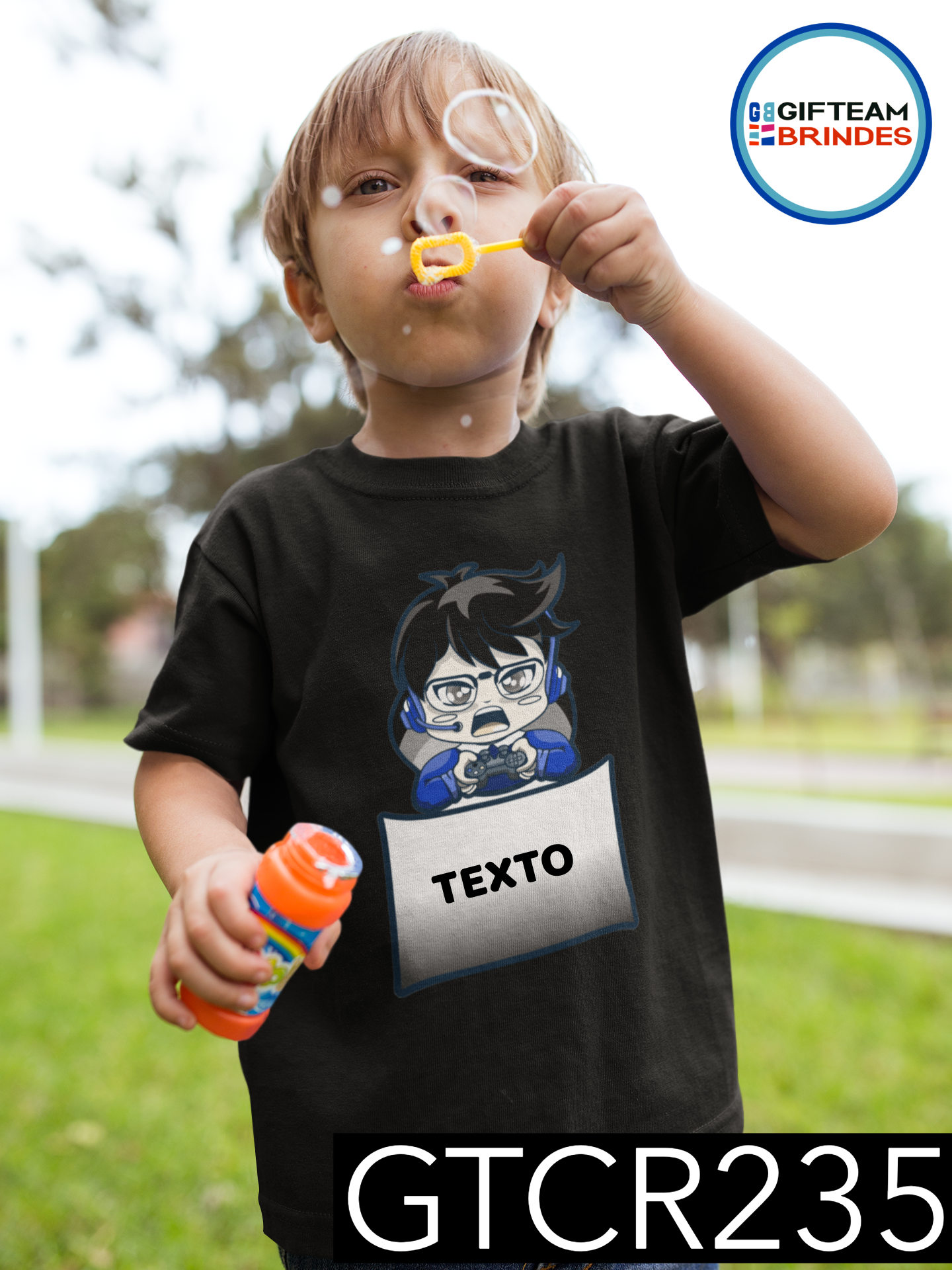 T-SHIRT CRIANÇA ANIMAÇÃO GTCR235