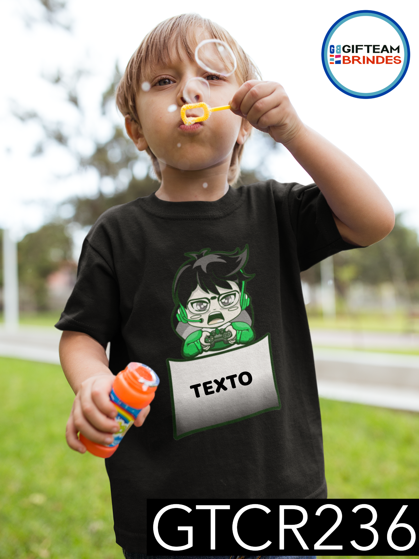 T-SHIRT CRIANÇA ANIMAÇÃO GTCR236