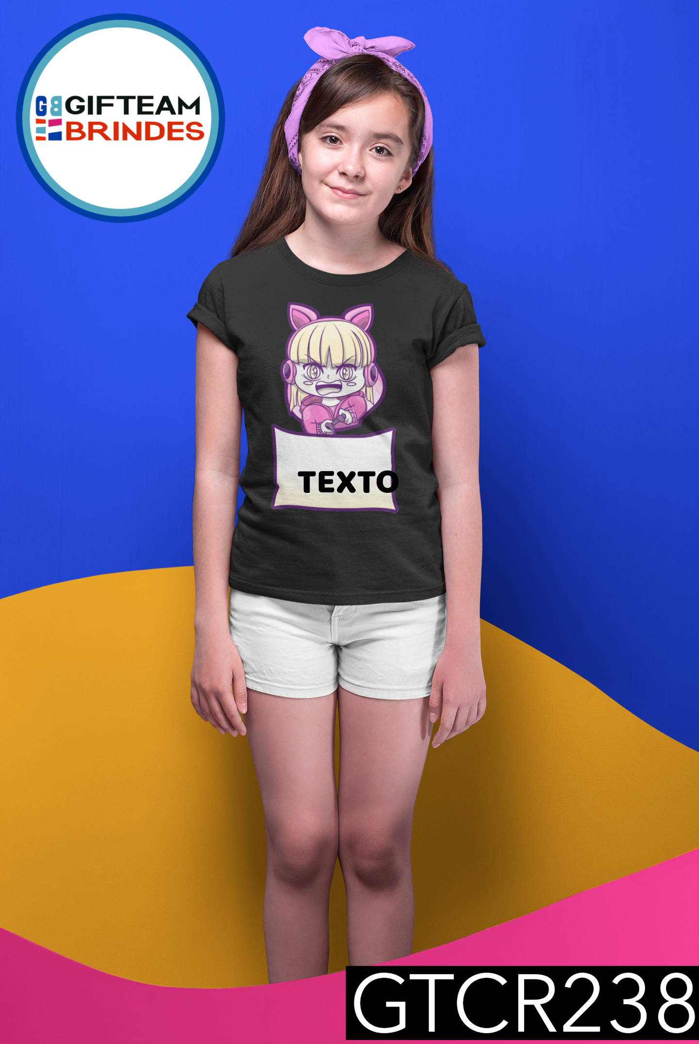 T-SHIRT CRIANÇA ANIMAÇÃO GTCR238