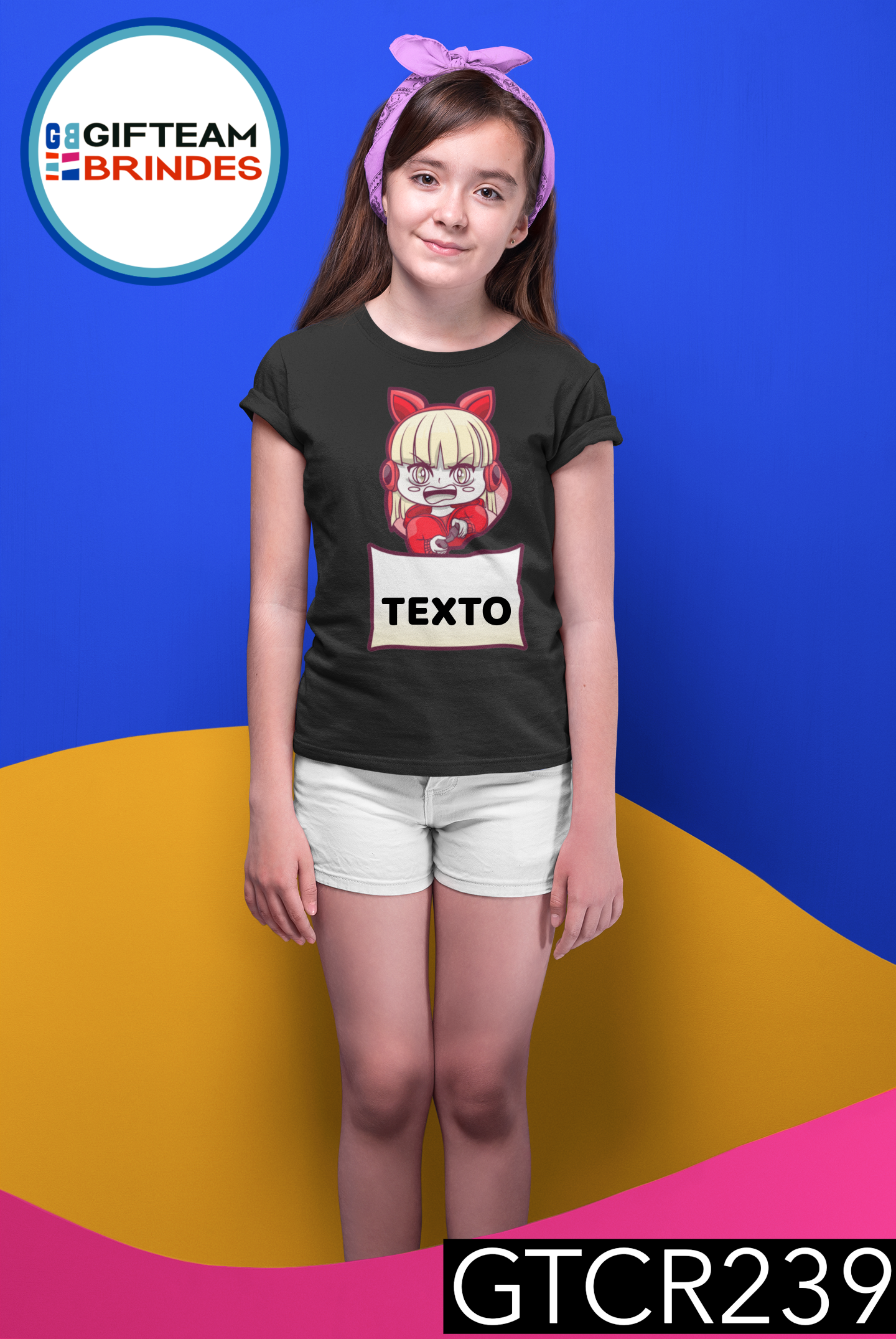 T-SHIRT CRIANÇA ANIMAÇÃO GTCR239