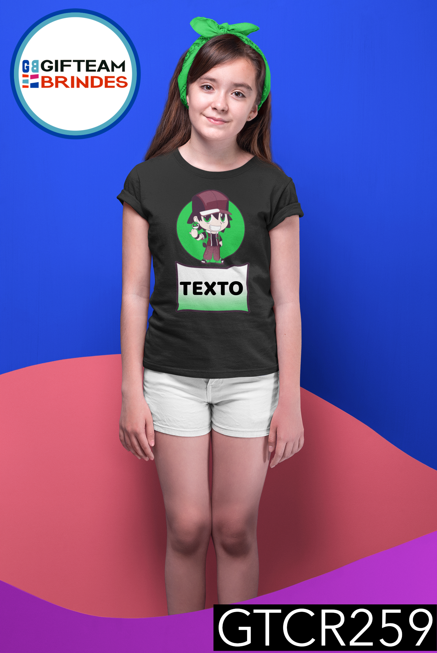 T-SHIRT CRIANÇA ANIMAÇÃO GTCR259