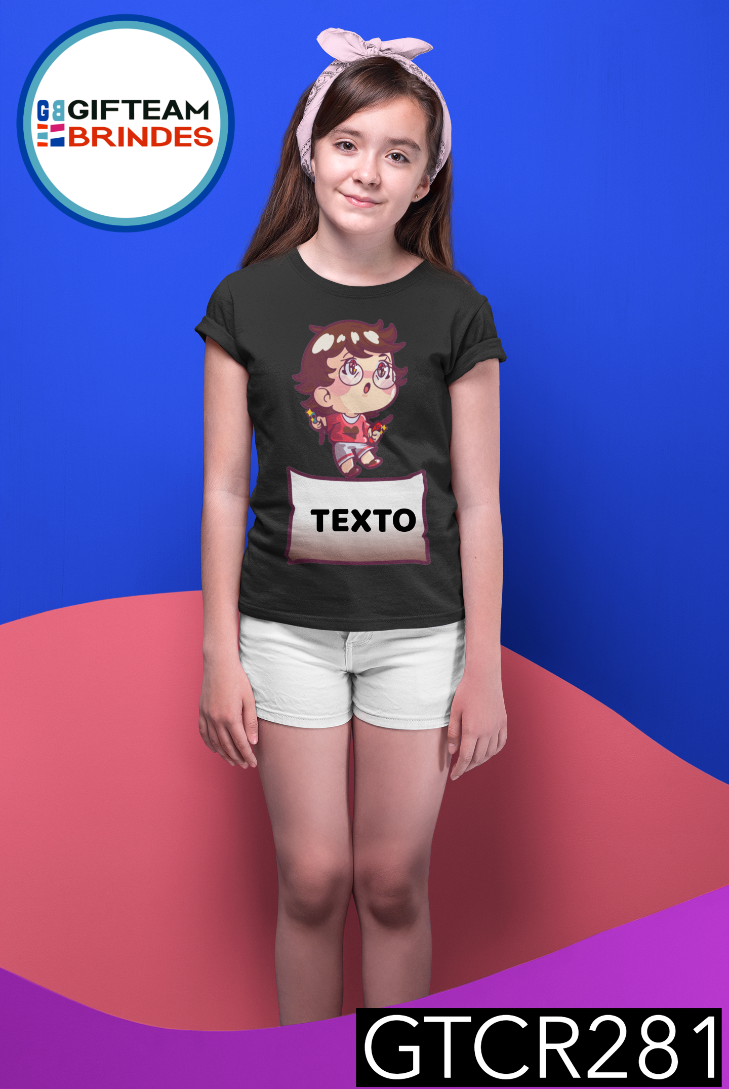 T-SHIRT CRIANÇA ANIMAÇÃO GTCR271