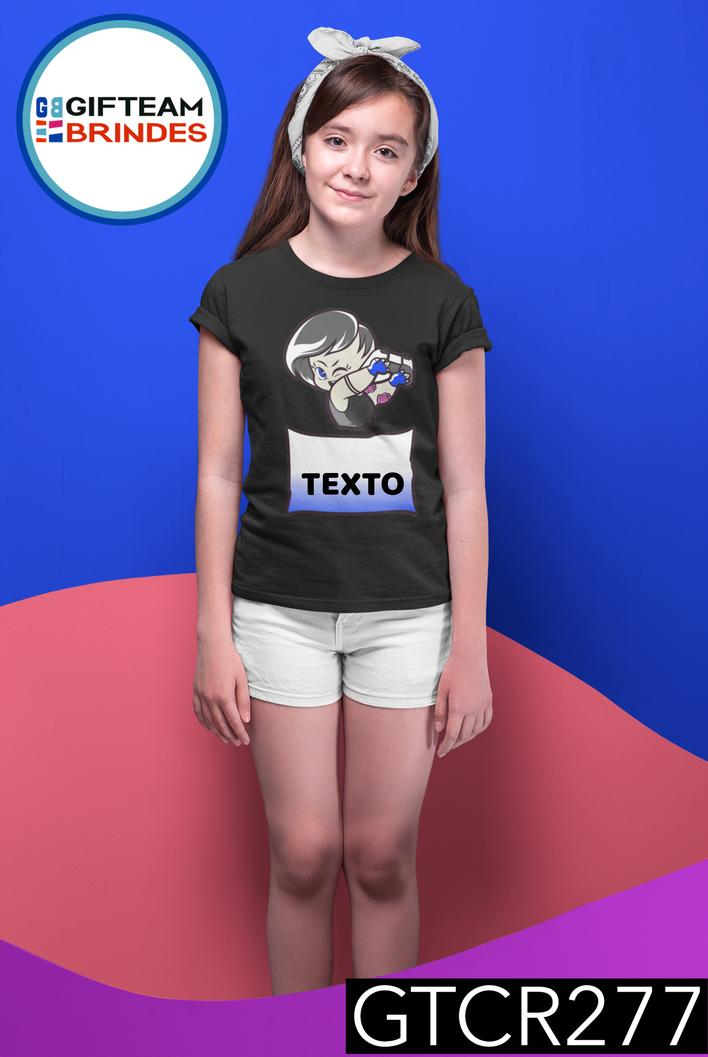 T-SHIRT CRIANÇA ANIMAÇÃO GTCR277