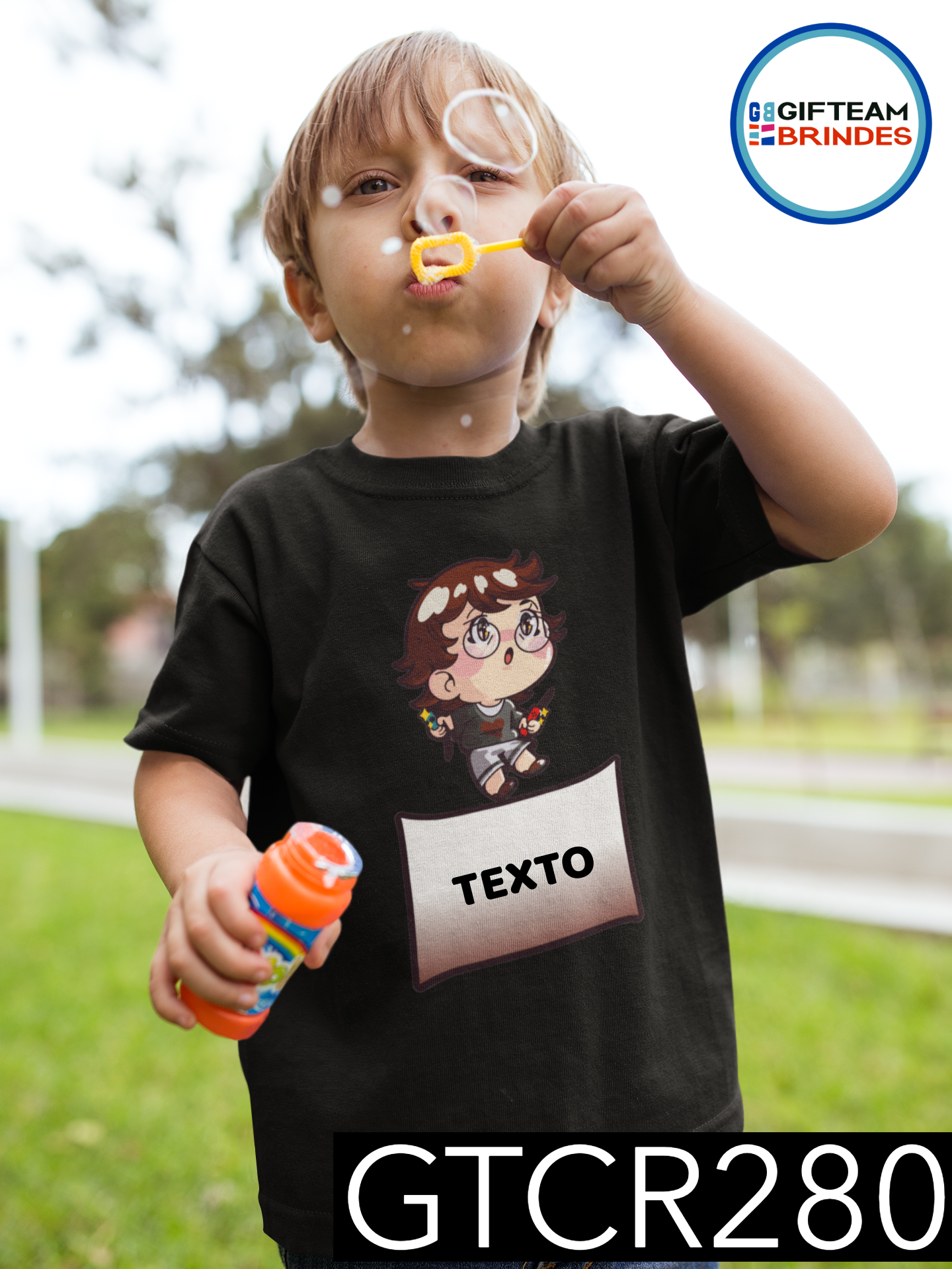 T-SHIRT CRIANÇA ANIMAÇÃO GTCR280