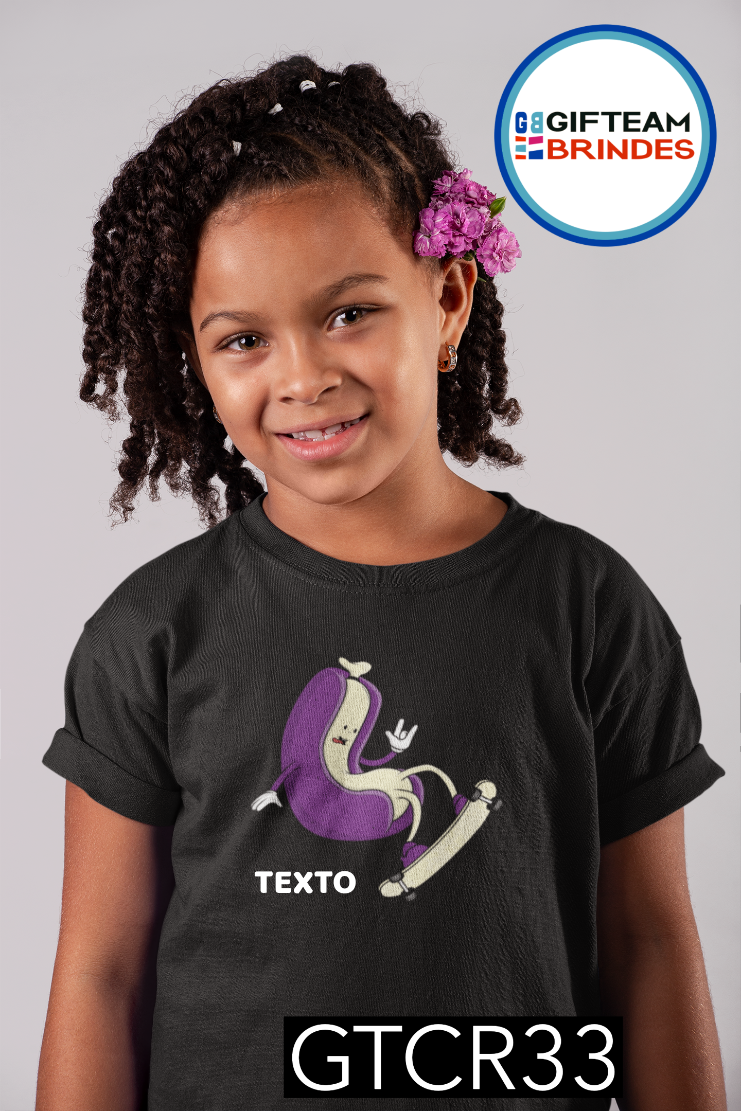 T-SHIRT CRIANÇA DESPORTO GTCR33