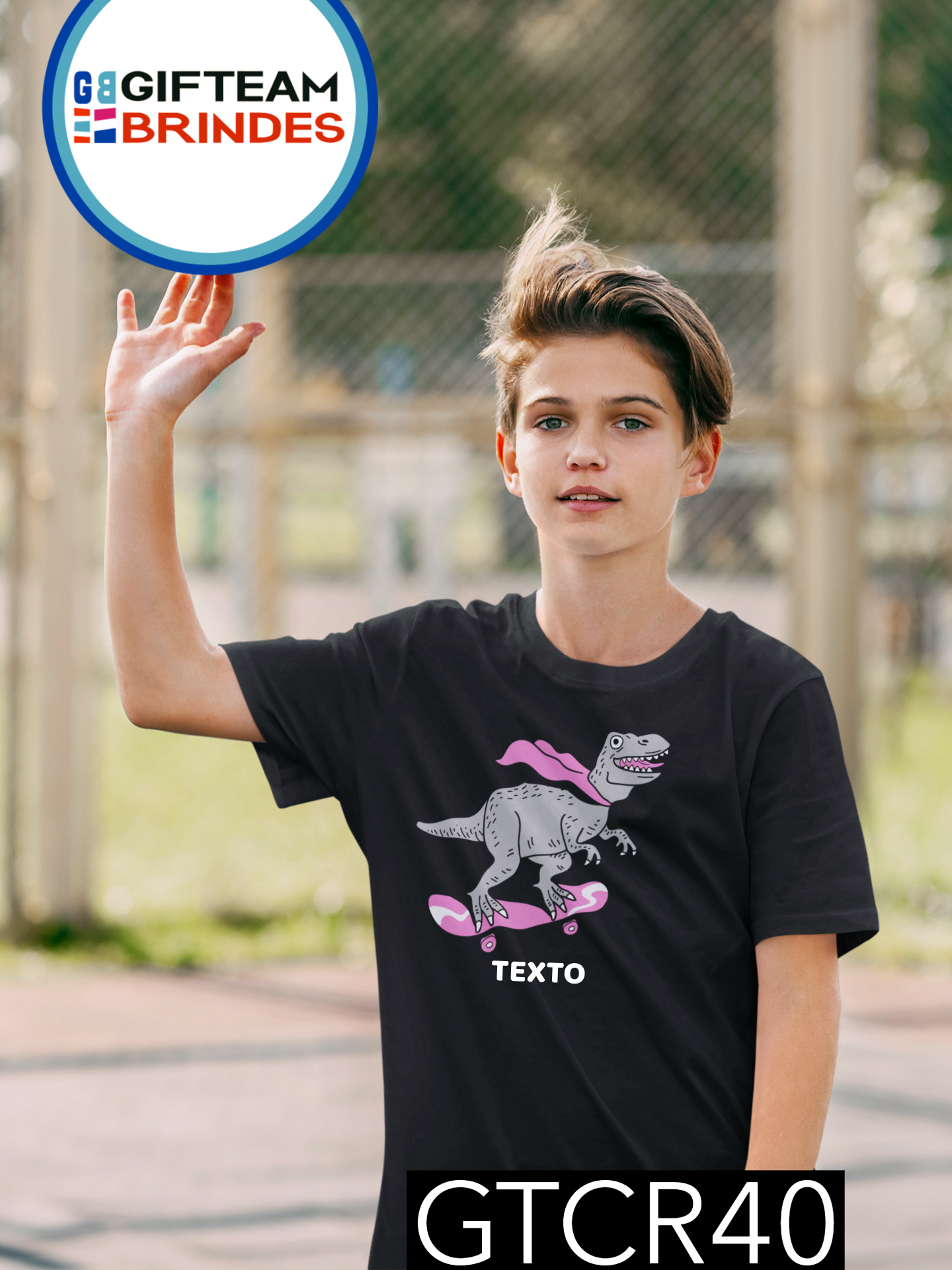 T-SHIRT CRIANÇA DESPORTO GTCR40