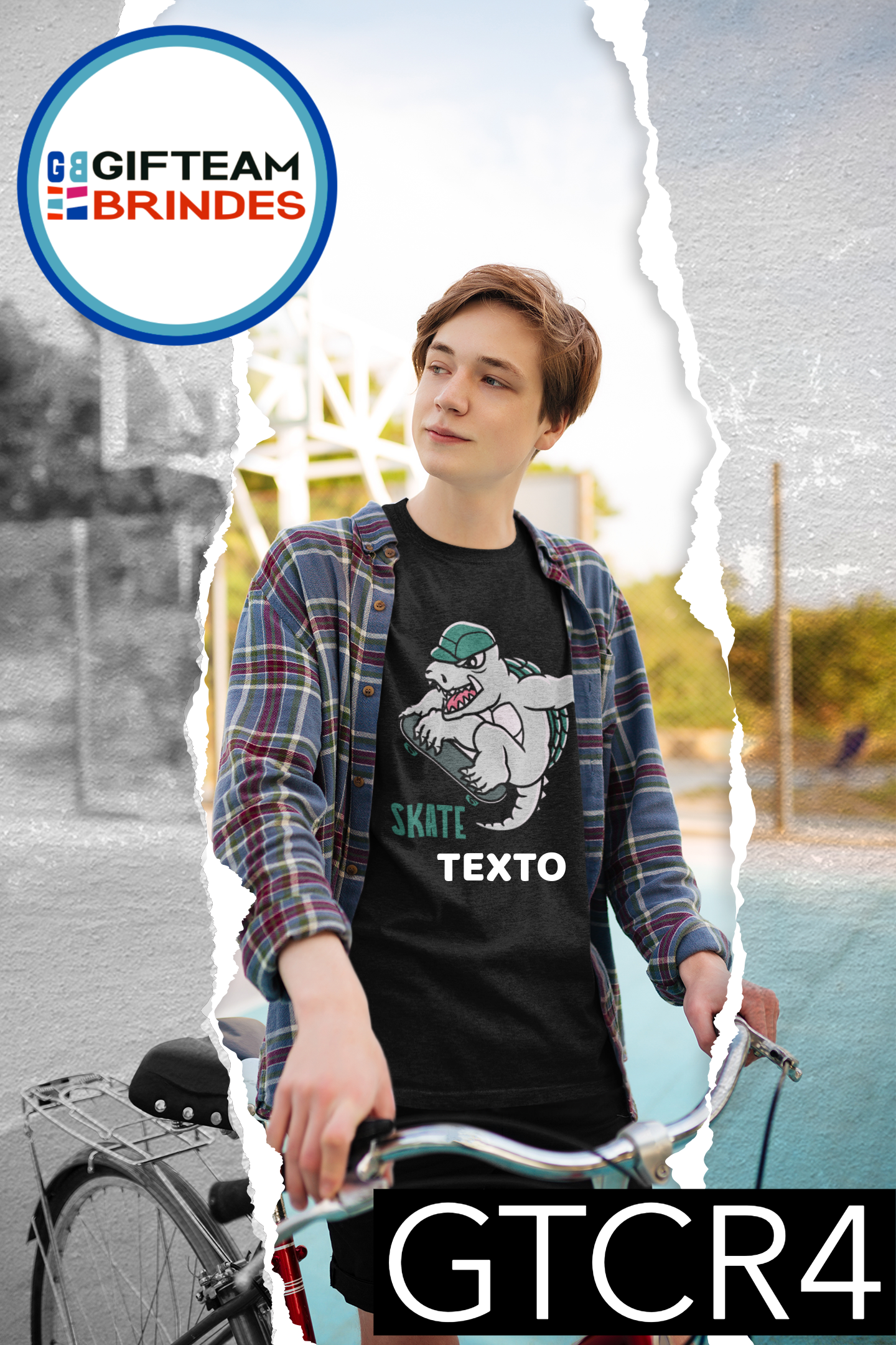 T-SHIRT CRIANÇA ANIMAÇÃO GTCR4