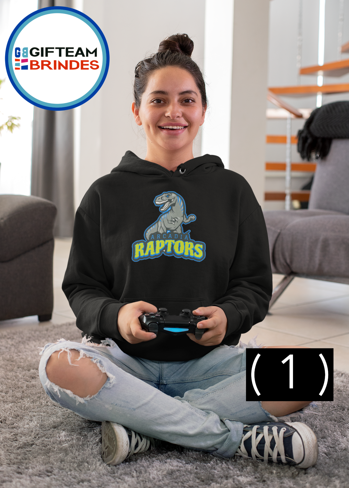 SWEAT SHIRTS CAPUZ SENHORA RAPTORS  236