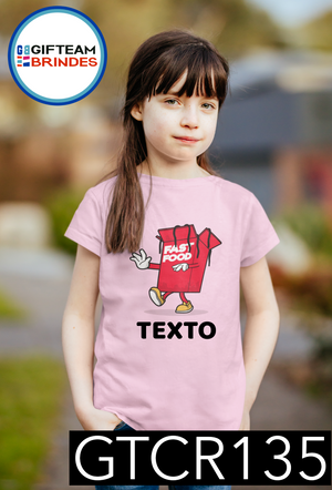 T-SHIRT CRIANÇA  ALIMENTOS GTCR135