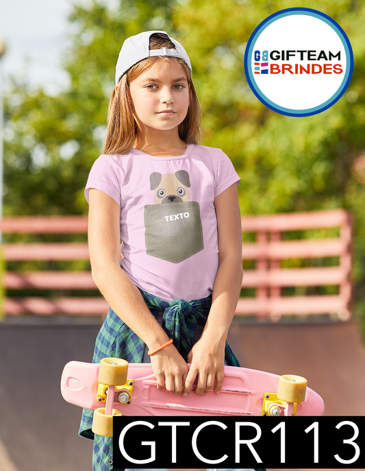 T-SHIRT CRIANÇA BOLSOS GTCR113