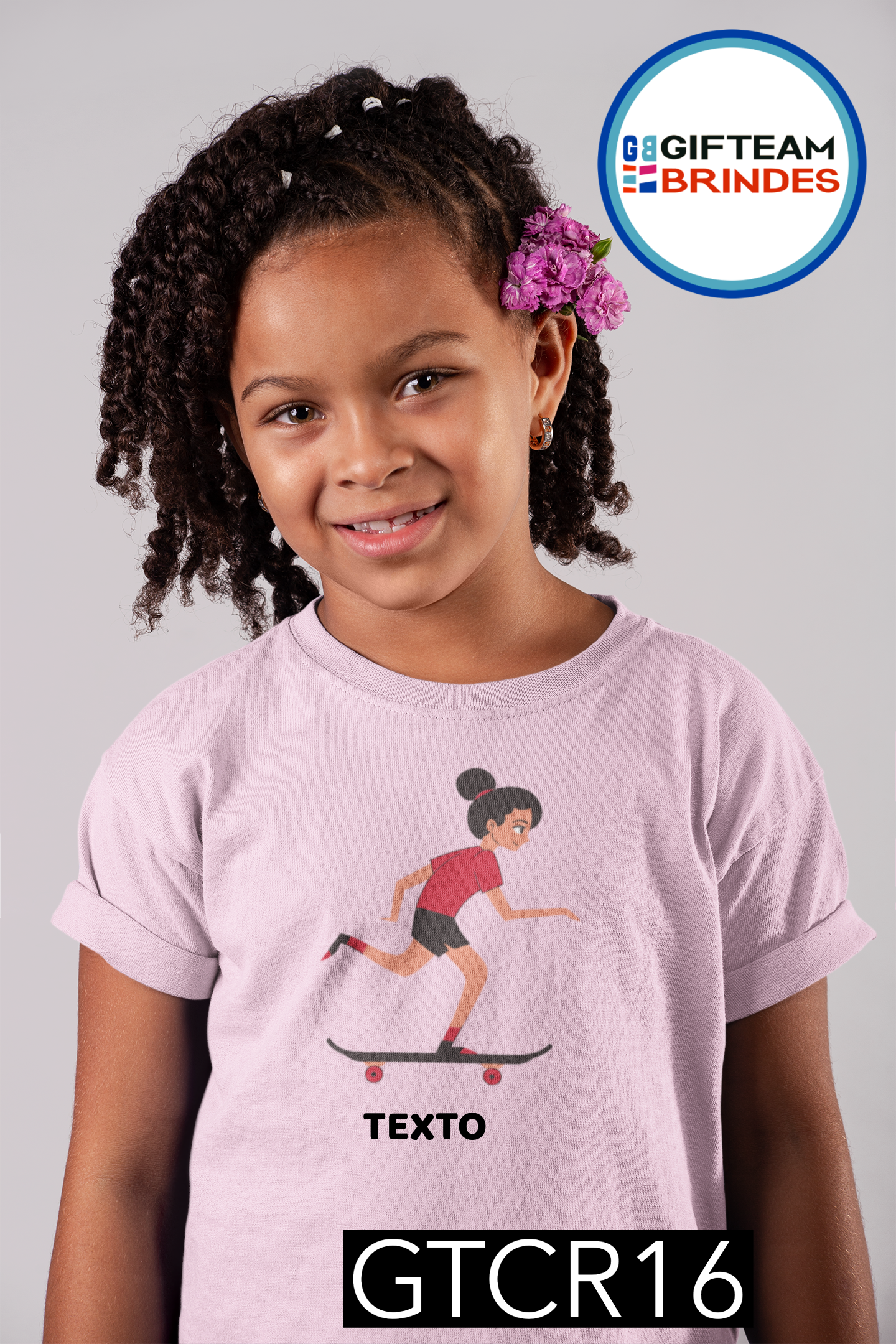 T-SHIRT CRIANÇA DESPORTO GTCR16