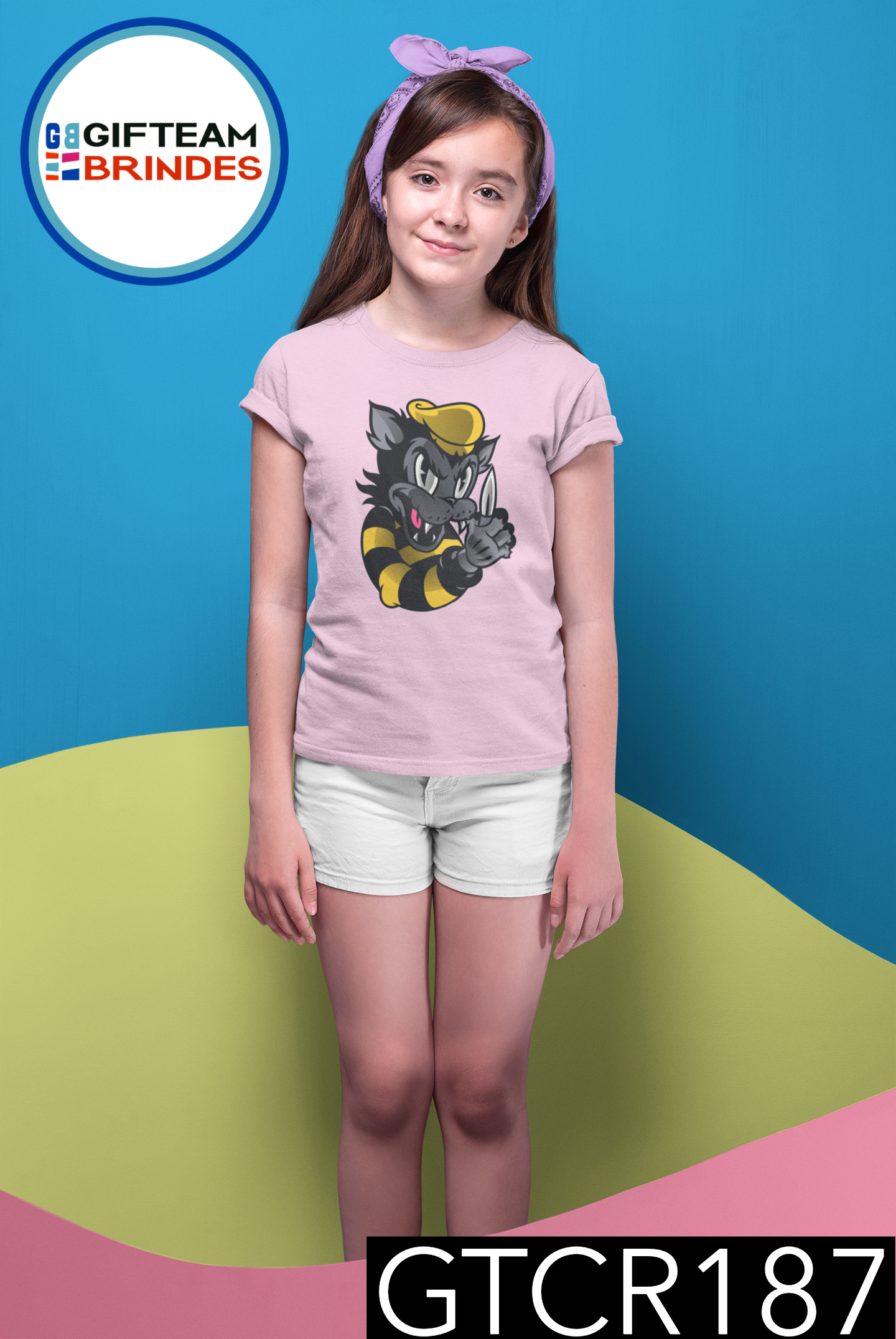 T-SHIRT CRIANÇA ANIMAÇÃO GTCR187
