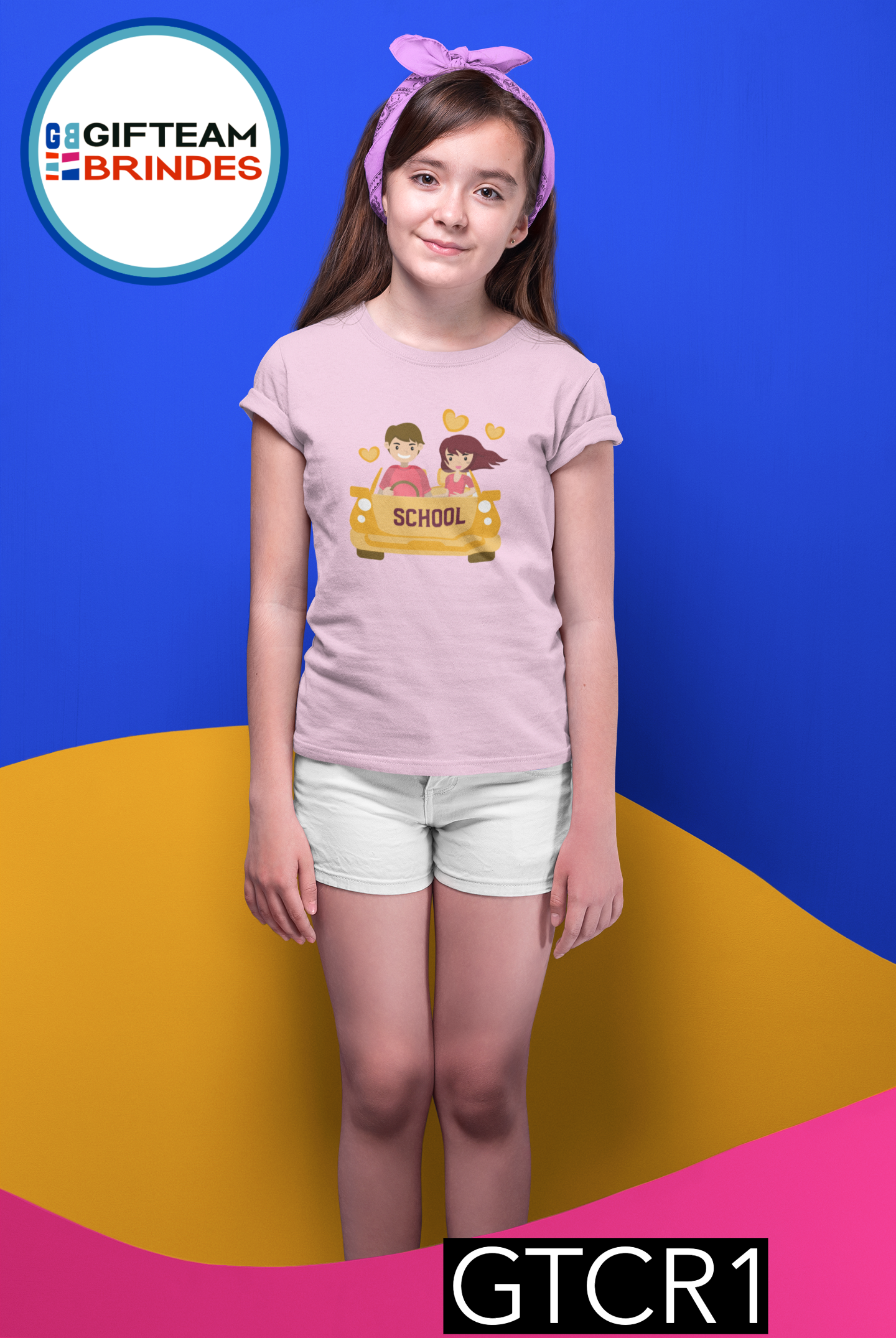 T-SHIRT CRIANÇA ESCOLA GTCR1