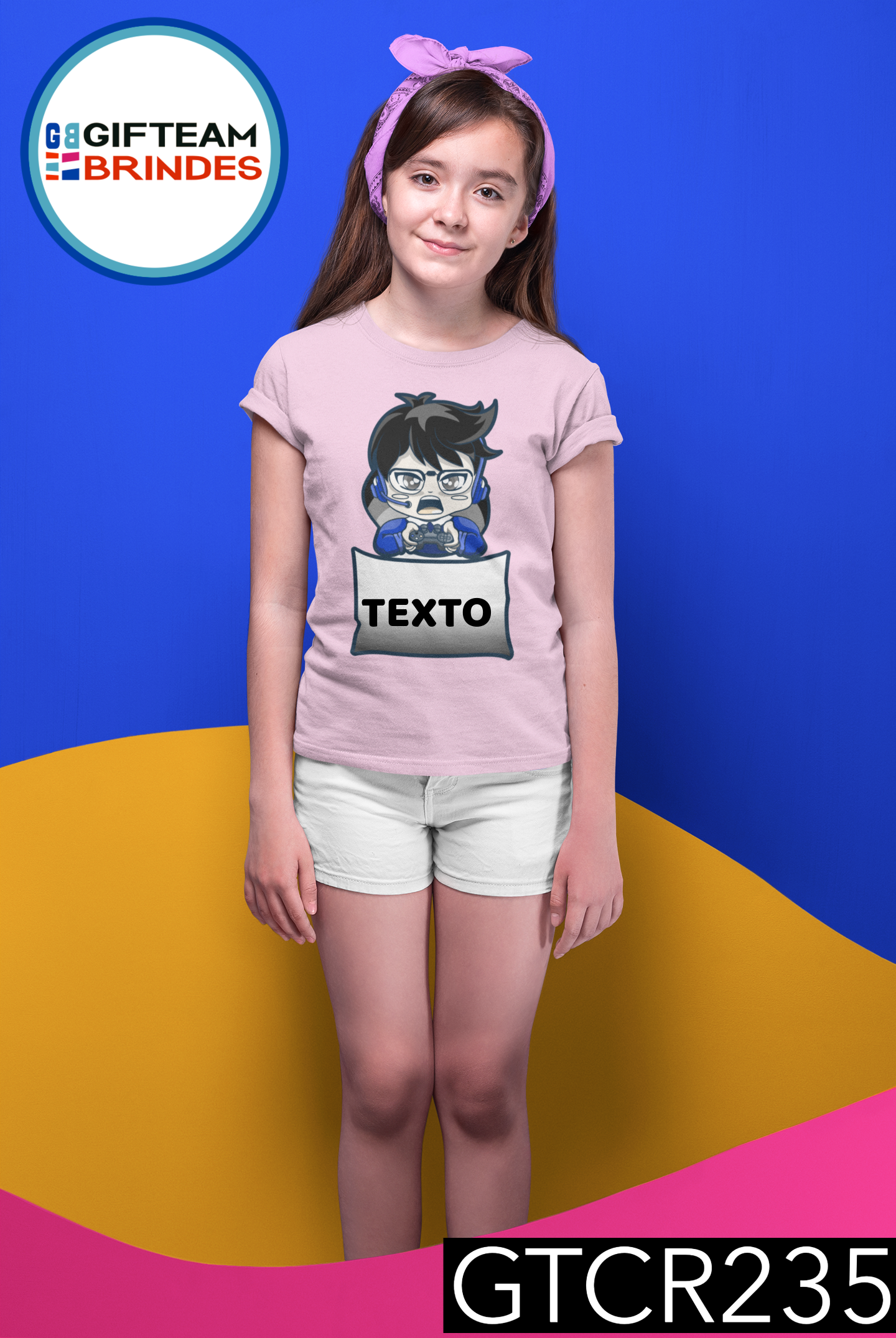 T-SHIRT CRIANÇA ANIMAÇÃO GTCR235