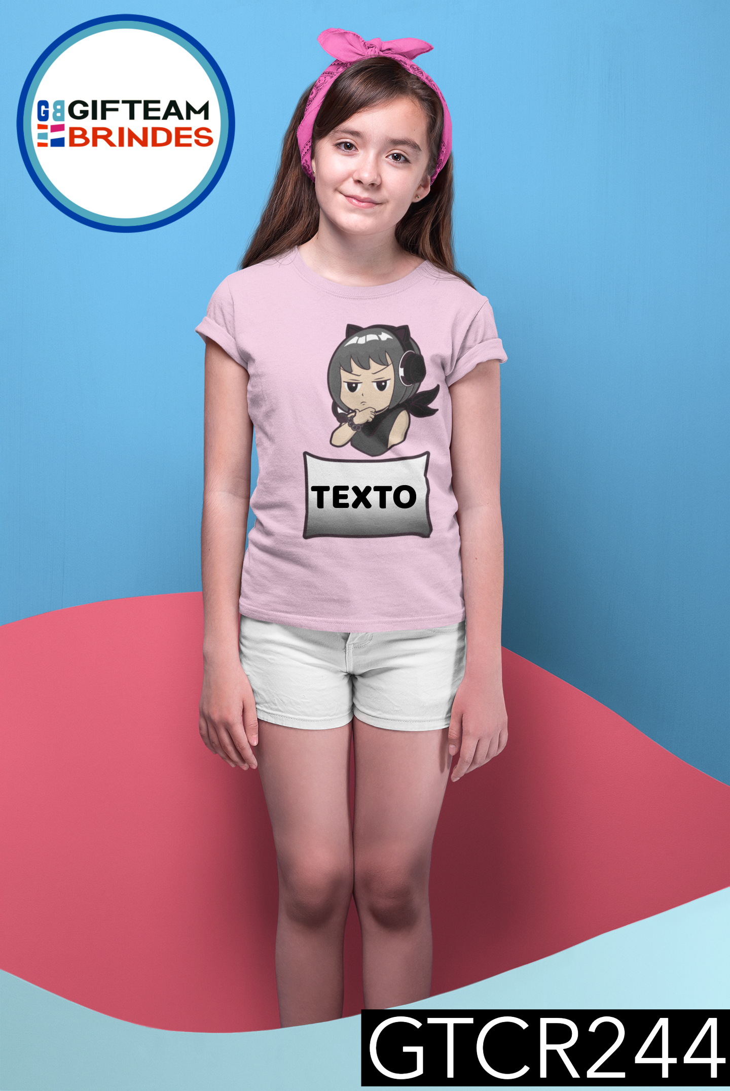T-SHIRT CRIANÇA ANIMAÇÃO GTCR244