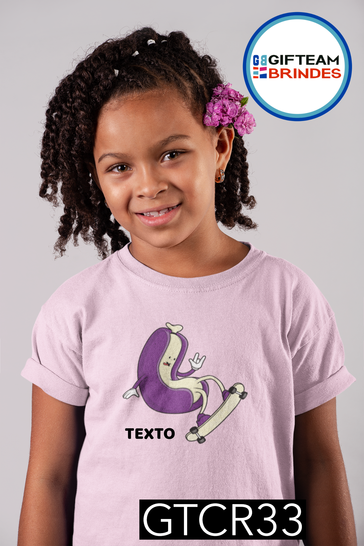 T-SHIRT CRIANÇA DESPORTO GTCR33
