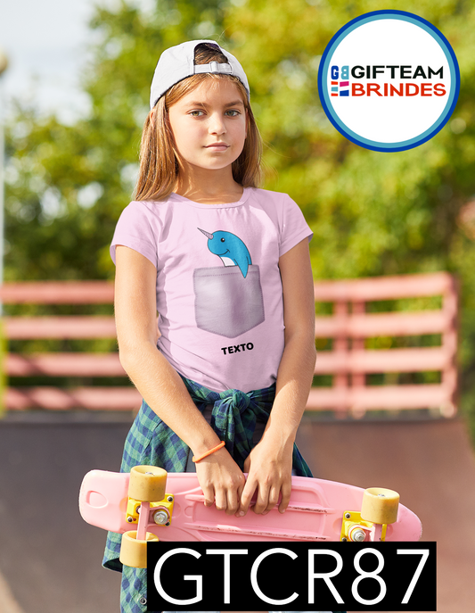 T-SHIRT CRIANÇA BOLSOS GTCR87