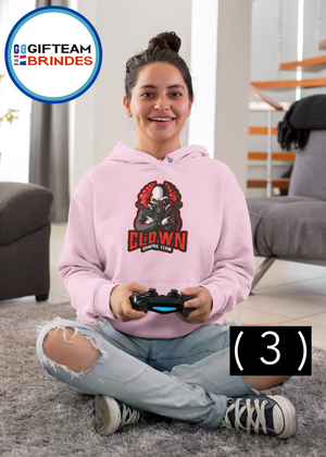 SWEAT SHIRTS CAPUZ SENHORA GAMING CLOWN  236