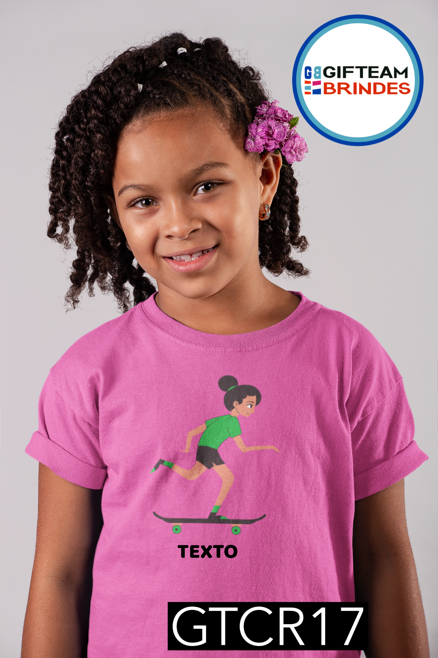 T-SHIRT CRIANÇA DESPORTO GTCR17