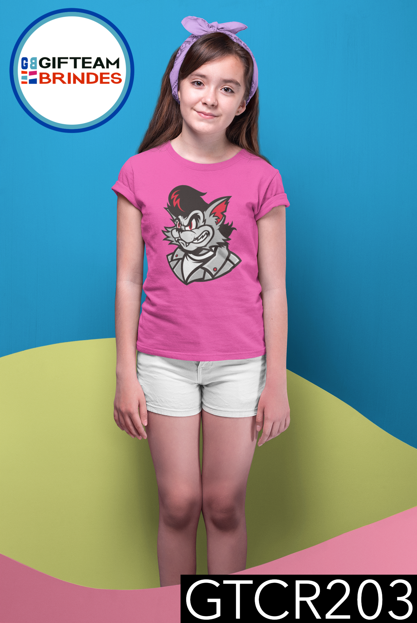 T-SHIRT CRIANÇA ANIMAÇÃO GTCR203