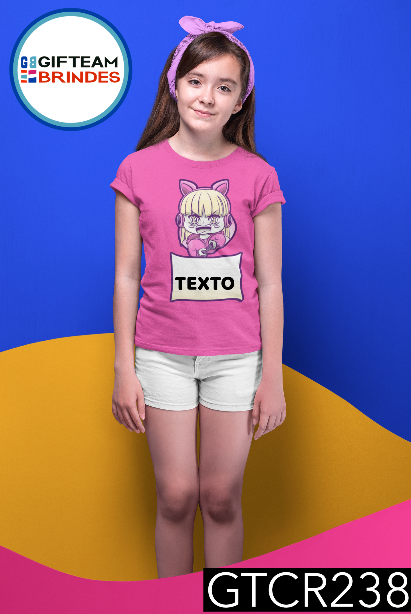 T-SHIRT CRIANÇA ANIMAÇÃO GTCR238