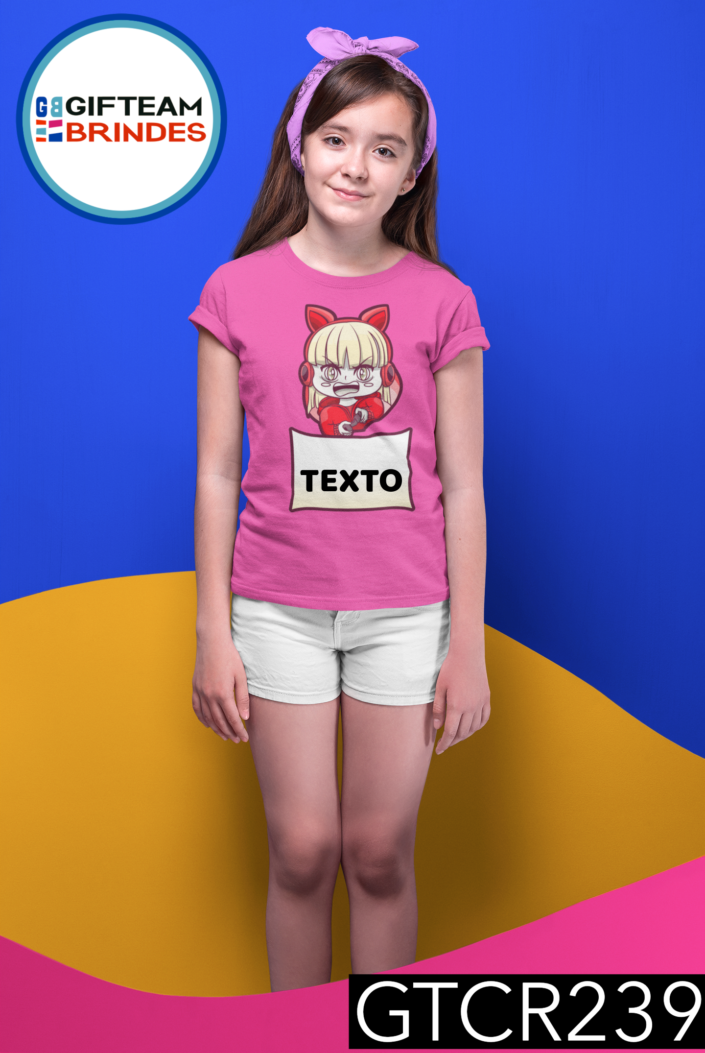 T-SHIRT CRIANÇA ANIMAÇÃO GTCR239