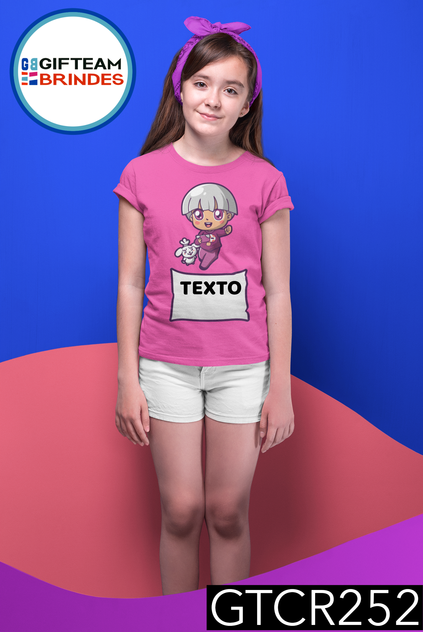 T-SHIRT CRIANÇA ANIMAÇÃO GTCR252