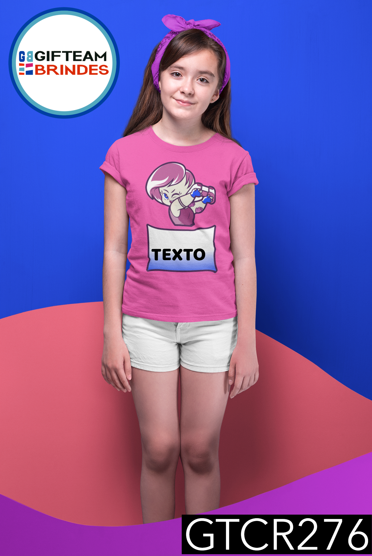 T-SHIRT CRIANÇA ANIMAÇÃO GTCR276