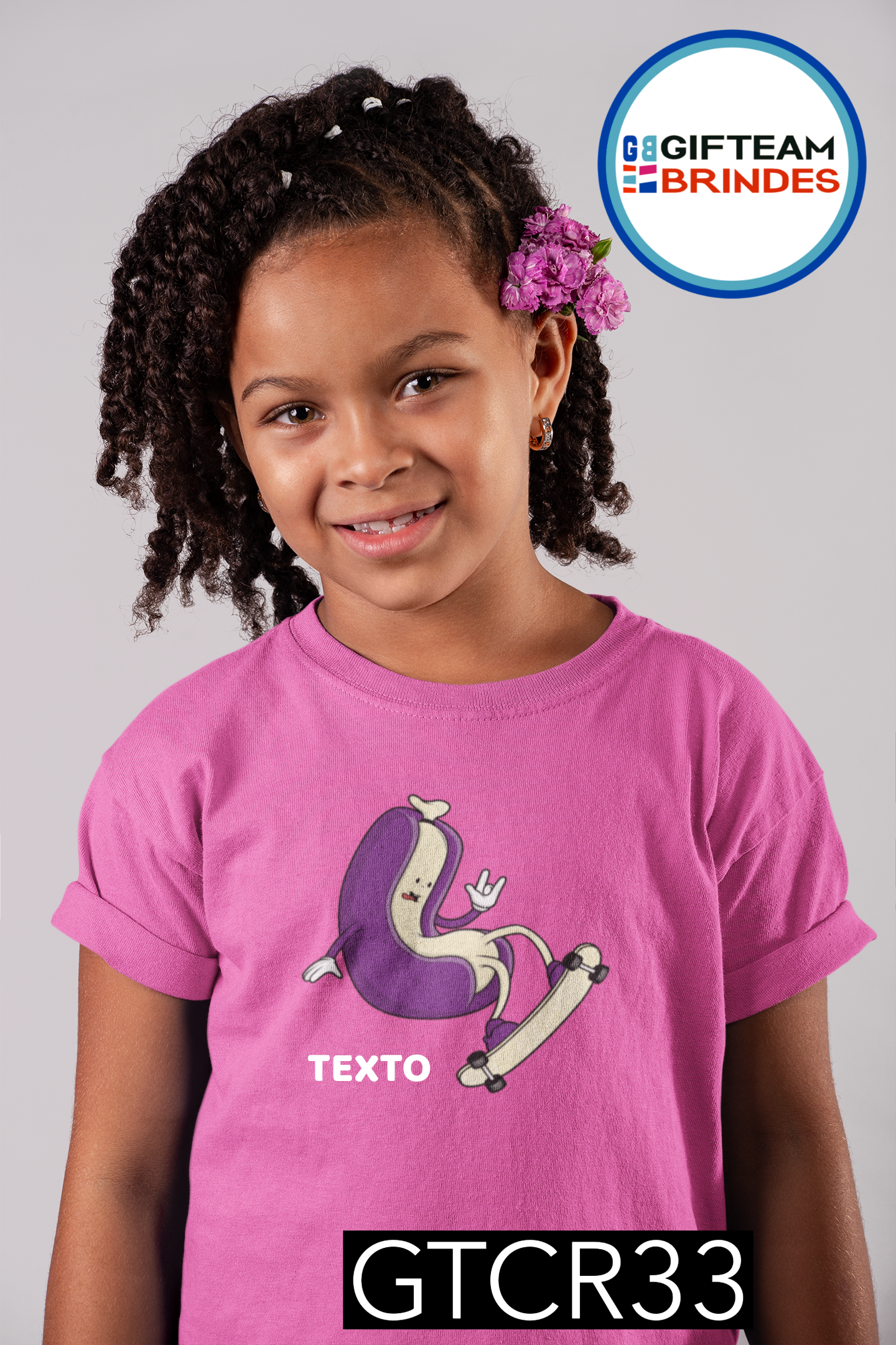 T-SHIRT CRIANÇA DESPORTO GTCR33